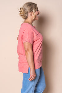 Allison Tee in Rose - Foxwood