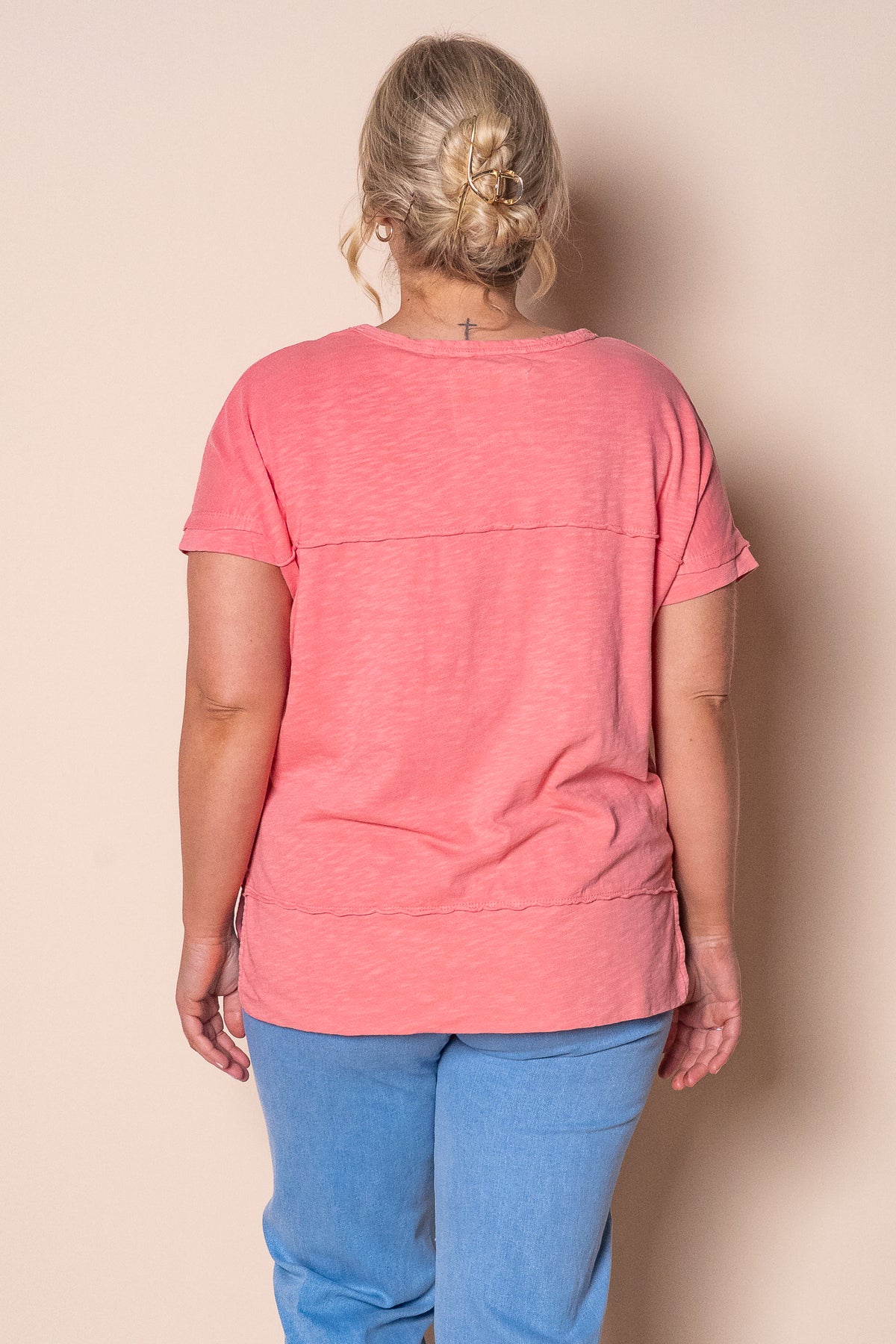 Allison Tee in Rose - Foxwood