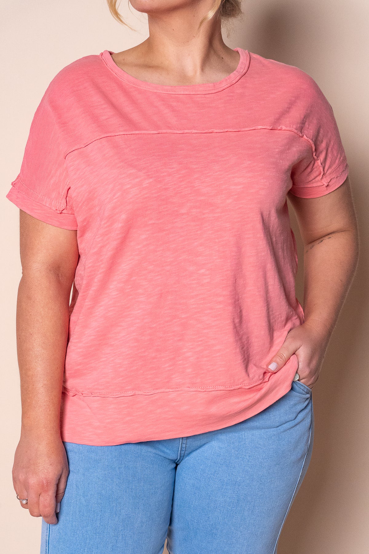 Allison Tee in Rose - Foxwood