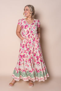 Danielle Maxi Dress in Soft Peach