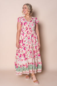 Danielle Maxi Dress in Soft Peach