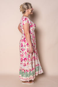 Danielle Maxi Dress in Soft Peach