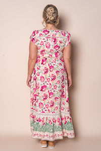 Danielle Maxi Dress in Soft Peach