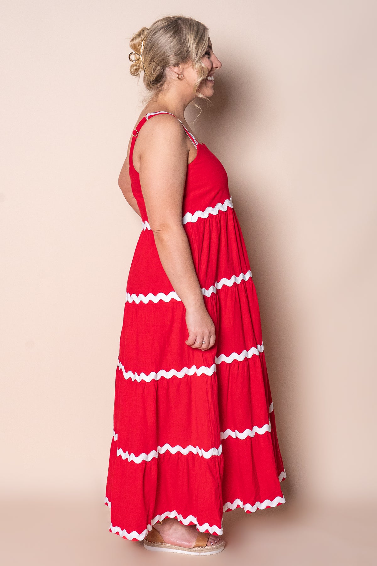 Stella Maxi Dress in Red