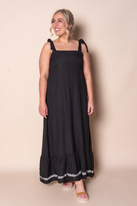 Bandera Maxi Dress in Black - Silent Theory