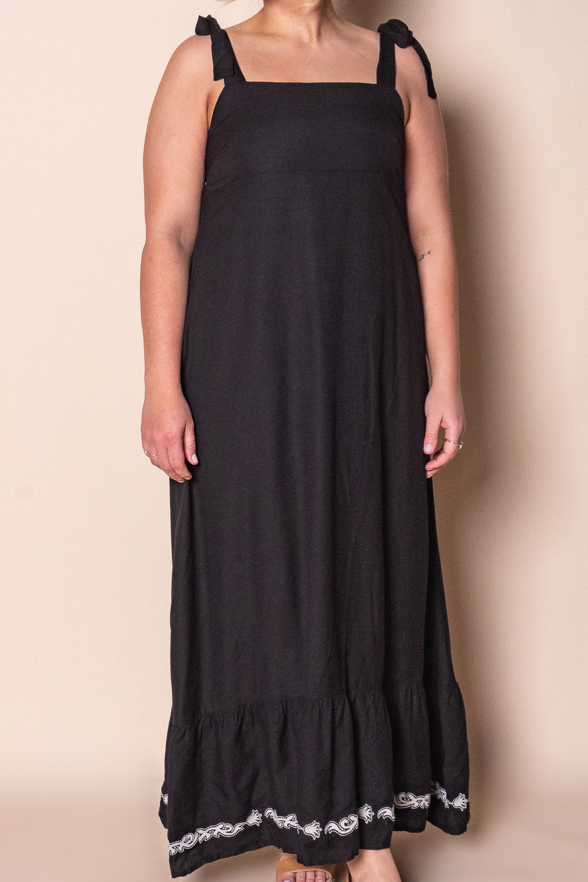 Bandera Maxi Dress in Black - Silent Theory