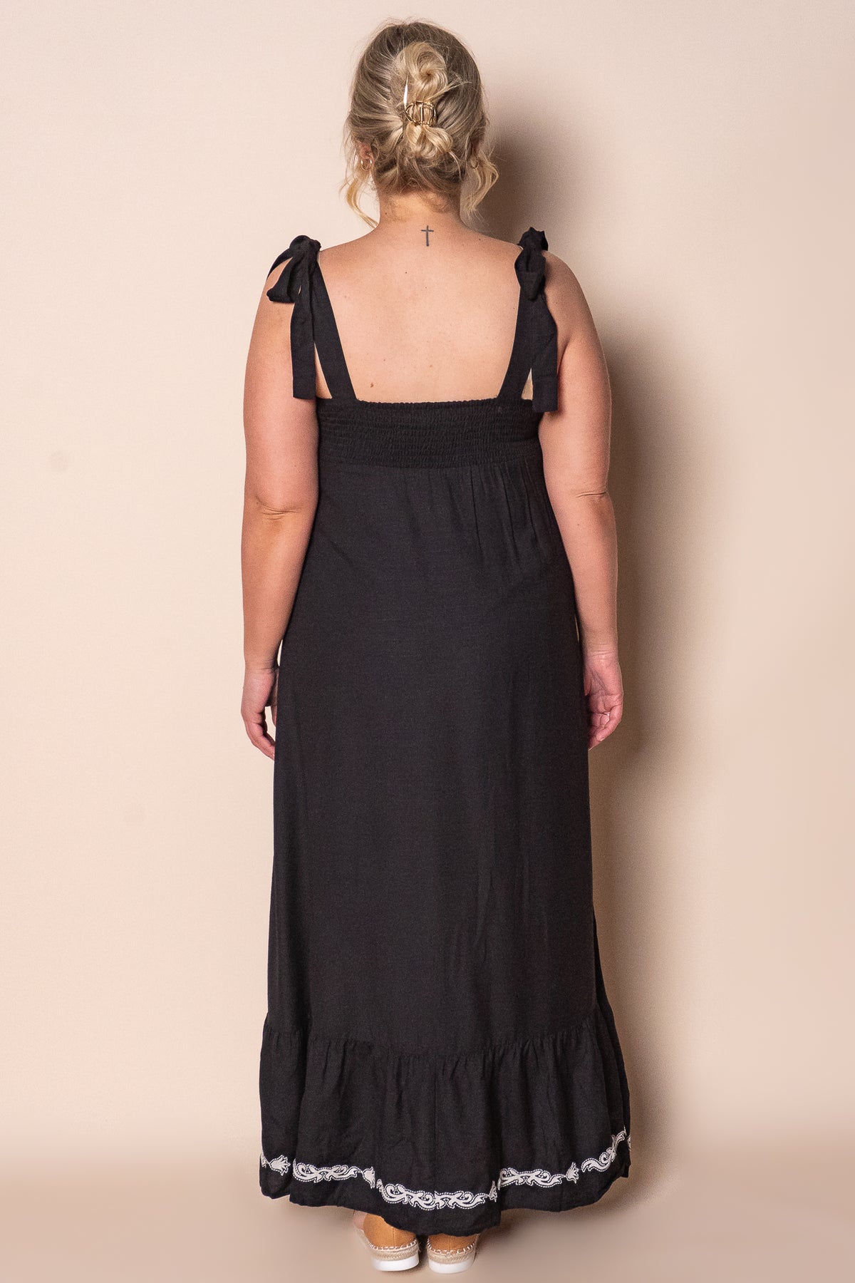 Bandera Maxi Dress in Black - Silent Theory