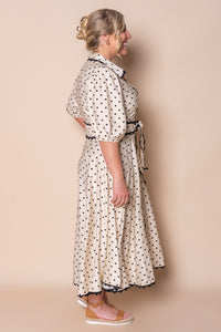 Jagger Midi Dress in Vintage Cream
