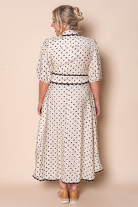 Jagger Midi Dress in Vintage Cream