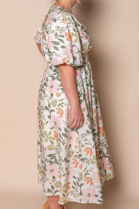 Solana Midi Dress in Ivory