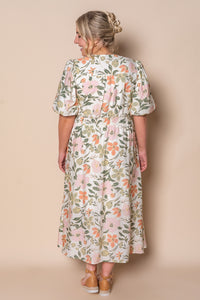 Solana Midi Dress in Ivory