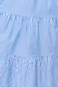 Agriella Dress in Blue Stripe