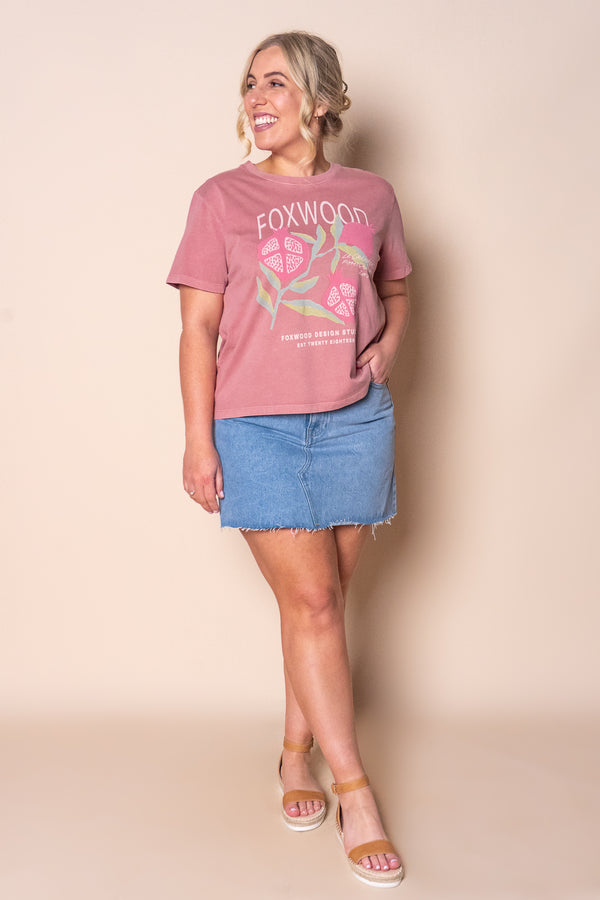 Pomegranate Tee in Ash Rose - Fowood