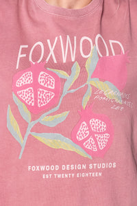 Pomegranate Tee in Ash Rose - Fowood