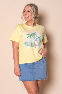Sunny Days Tee in Lemon - Foxwood