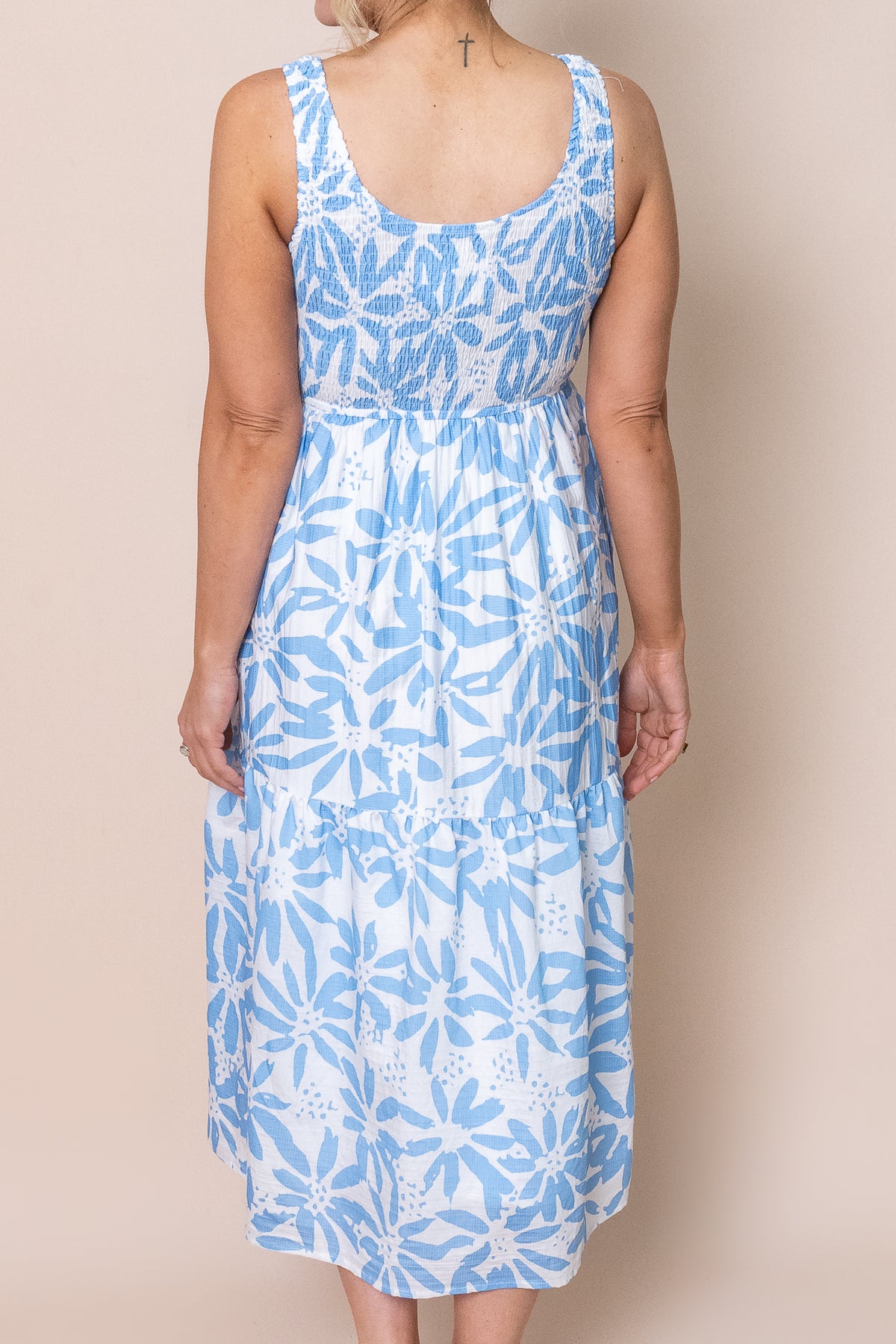 Cyra Dress in Light Blue