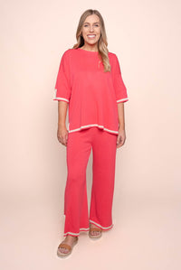 Harlina Knit Set in Watermelon