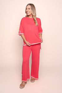Harlina Knit Set in Watermelon