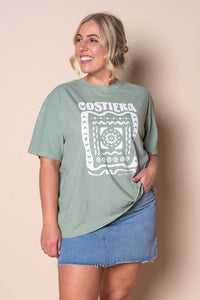 Costiera Relaxed Tee in Sage - All About Eve