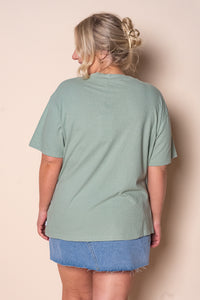 Costiera Relaxed Tee in Sage - All About Eve