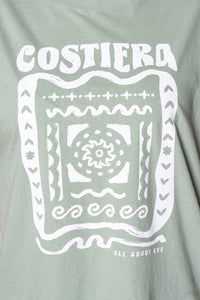 Costiera Relaxed Tee in Sage - All About Eve