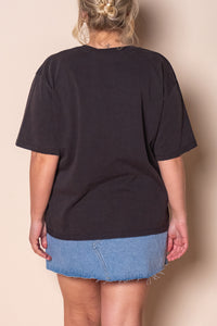 Airborne Tee in Washed Black - Silent Theory