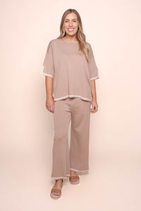 Harlina Knit Set in Mocha