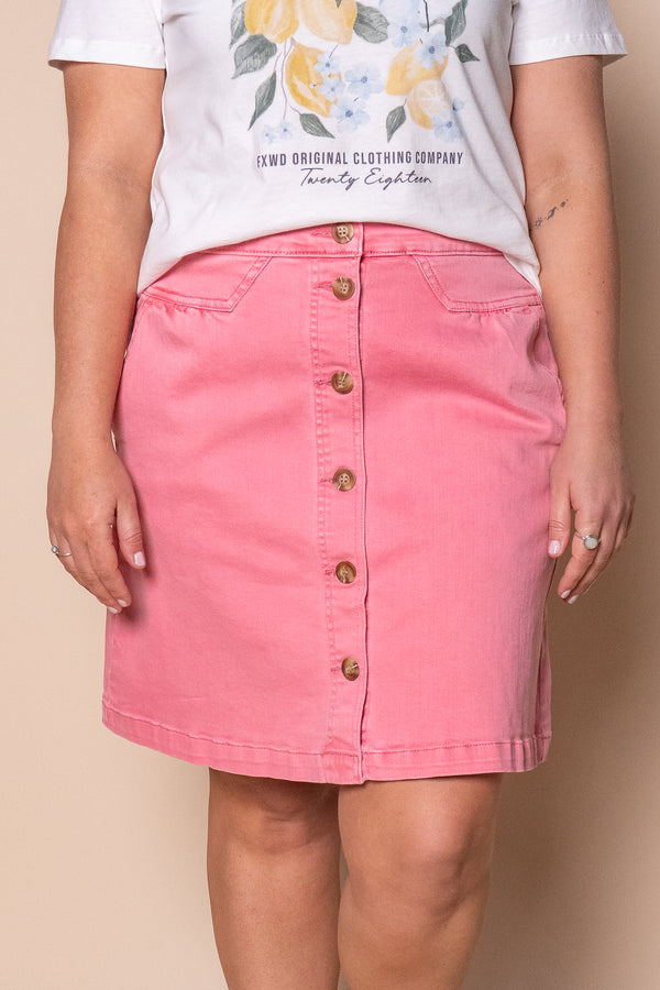Amanda Skirt in Musk Pink - Foxwood