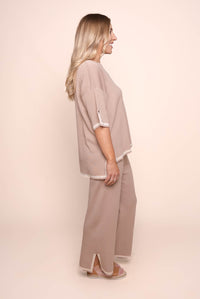 Harlina Knit Set in Mocha