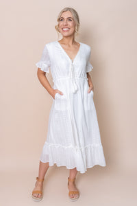 Alba Dress in White