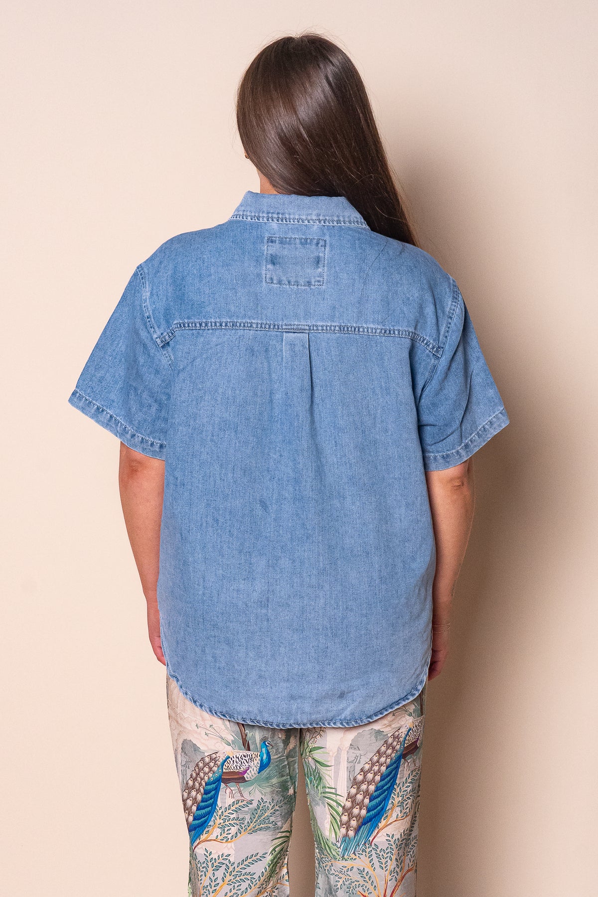 Daisy S/S Shirt in Light Blue - Foxwood