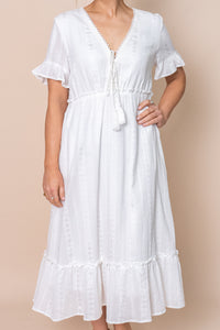 Alba Dress in White