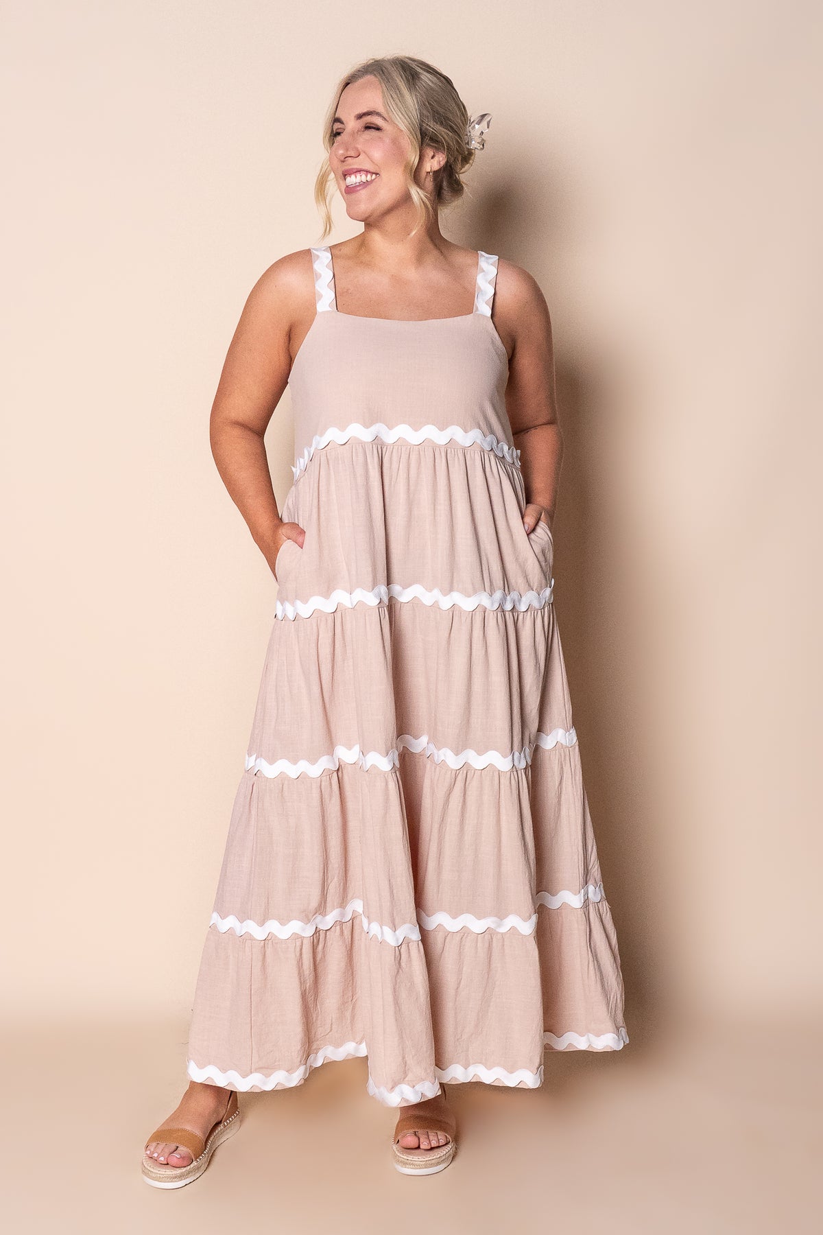 Stella Maxi Dress in Ivory