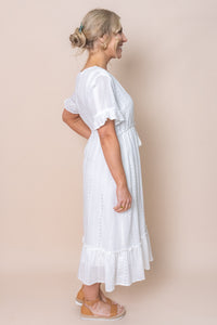 Alba Dress in White