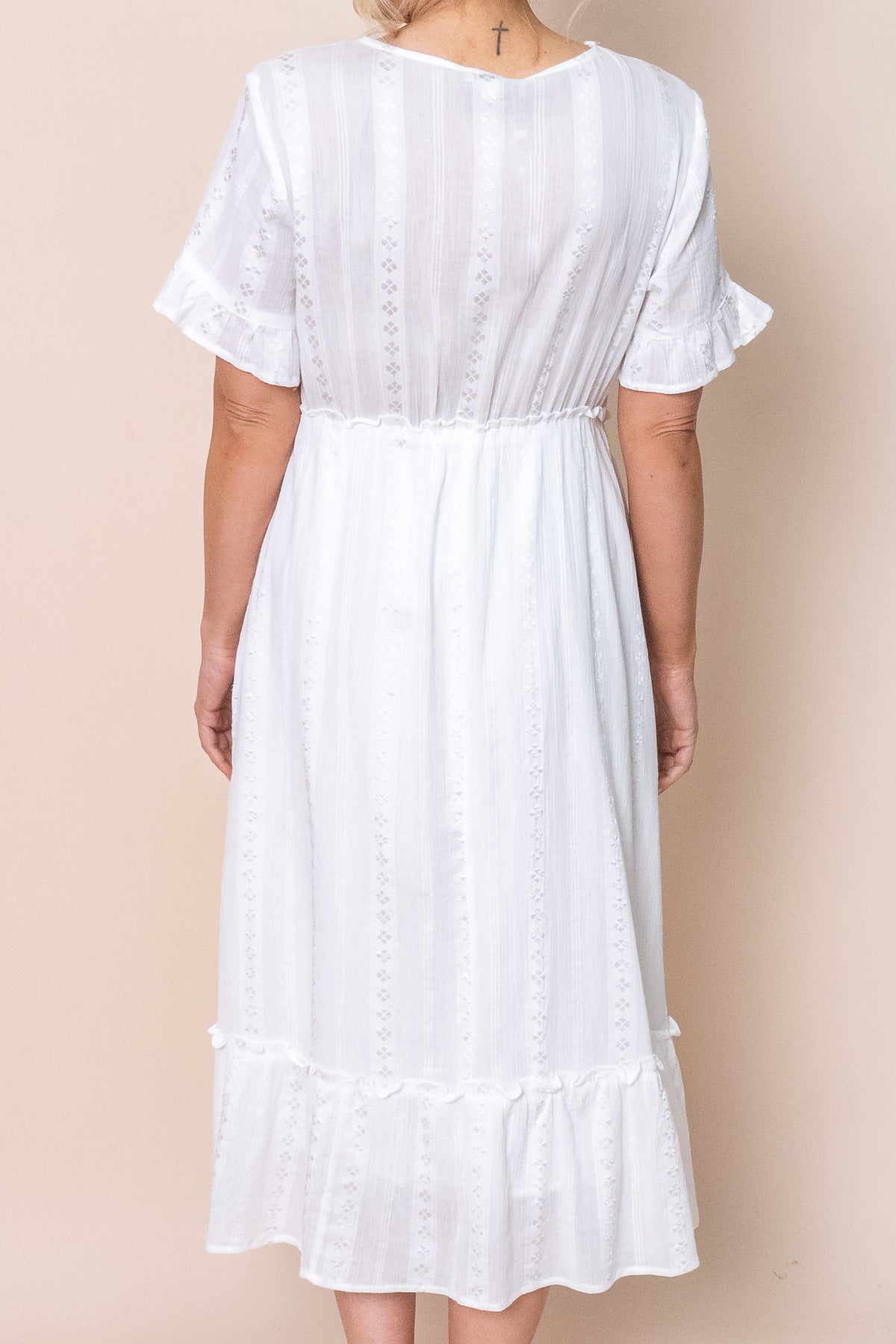 Alba Dress in White