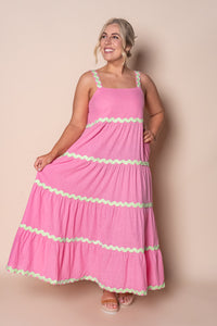 Stella Maxi Dress in Pink