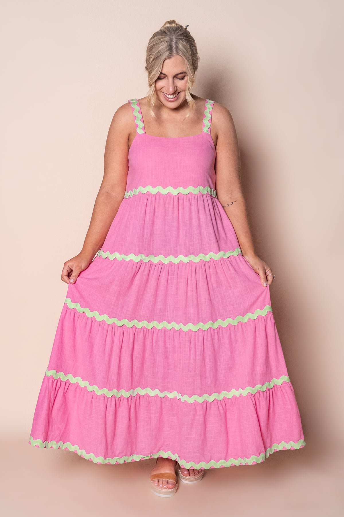 Stella Maxi Dress in Pink