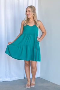 Aurora Dress in Teal