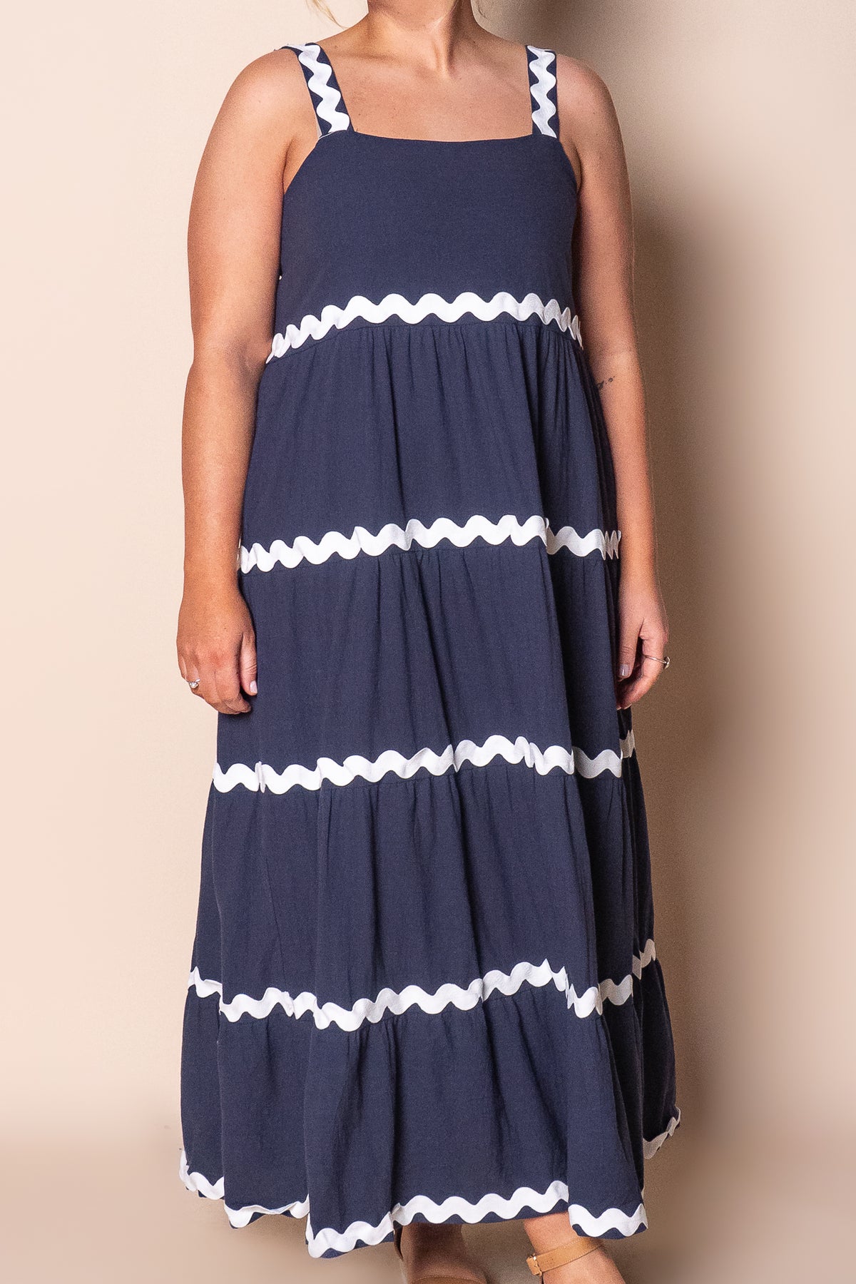Stella Maxi Dress in Navy