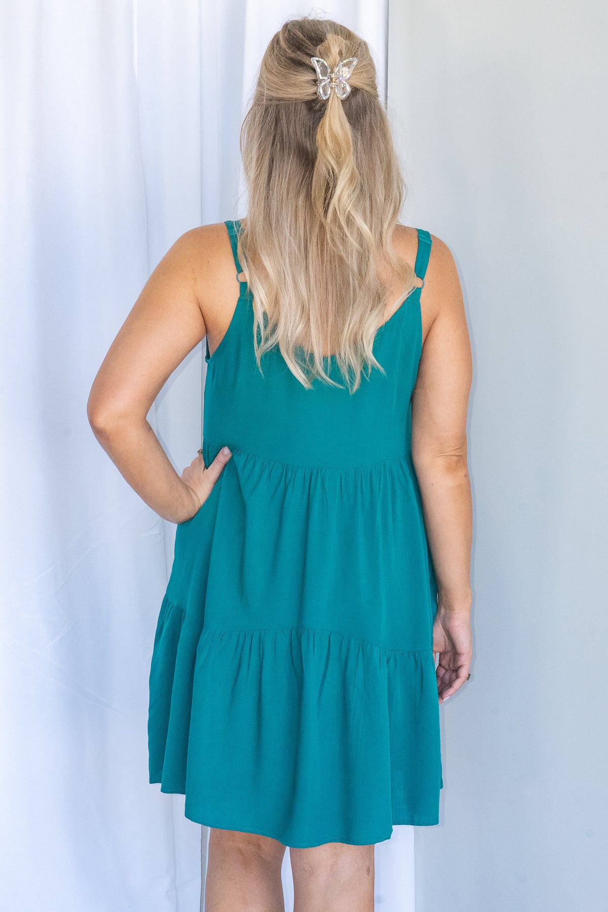 Aurora Dress in Teal