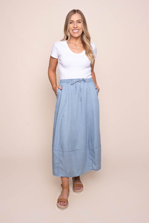 Fresco Skirt in Light Blue - Foxwood