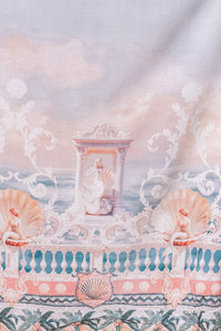 Tilly Grecian Maxi Dress in Pale Blue