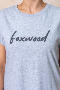 Signature Tee Dress in Grey Marle - Foxwood