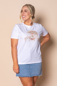 Ariel Mermaid Tee in White