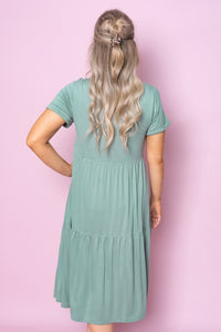 Pauline Dress in Sage