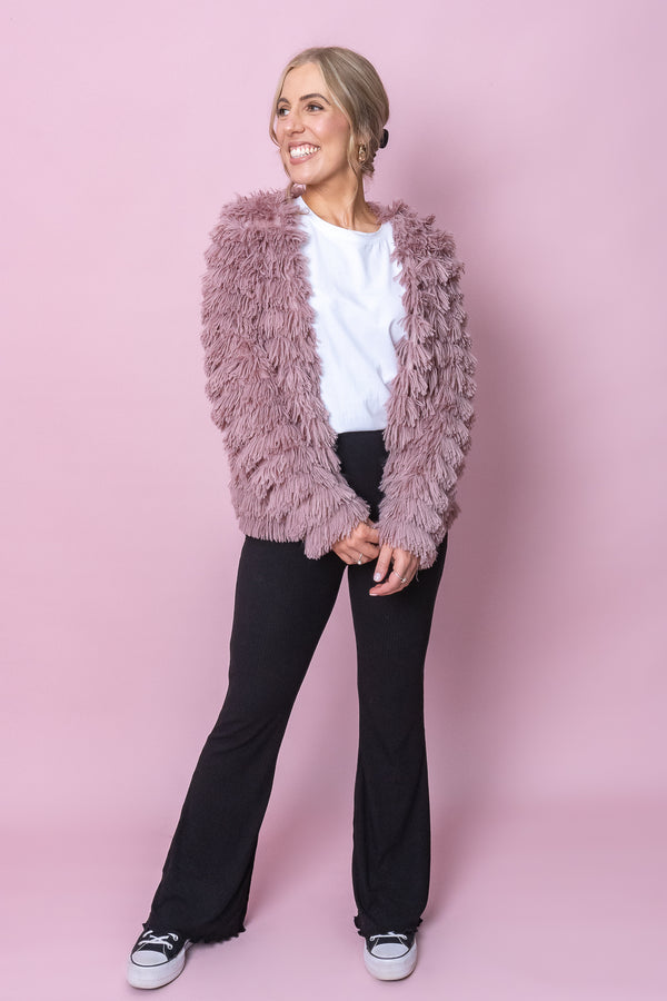 Trudy Jacket in Dusty Pink