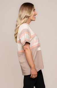 Premier Panel Relaxed Tee in Blush - All About Eve