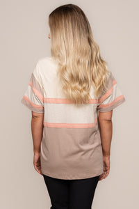 Premier Panel Relaxed Tee in Blush - All About Eve