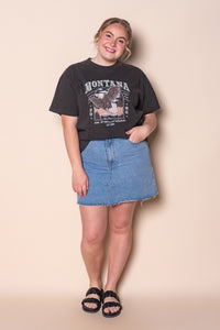 Montana Relaxed Tee in Washed Black - All About Eve