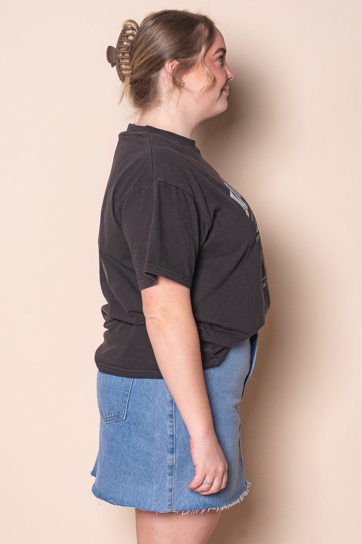 Montana Relaxed Tee in Washed Black - All About Eve